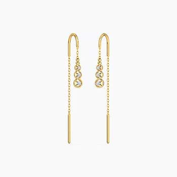 Piku Diamond Sui Dhaga Earrings