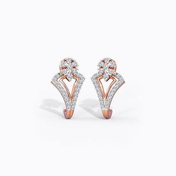 Ritz Diamond Stud Earring