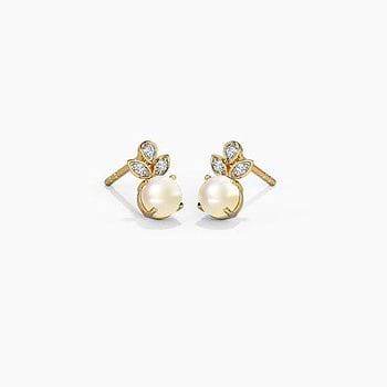  Candy Glow Pearl Stud Earrings