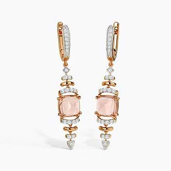 Precipice Gemstone Drop Earrings