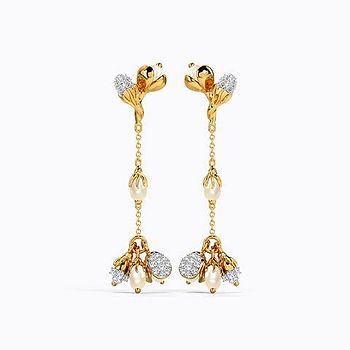 Meghraa Pearl Drop Earrings