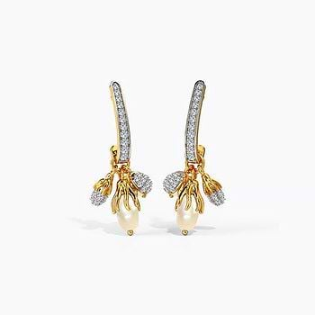 Mehan pearl Drop Earrings