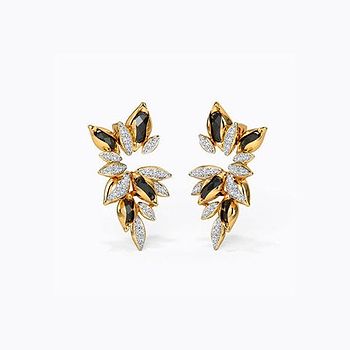 Ahana Sparkling Gemstone Ear Jackets