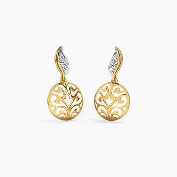 Merry Go Round Diamond Drop Earrings