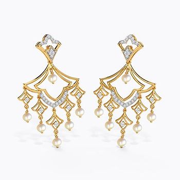 Arshia Gemstone Drop Earrings