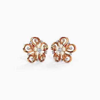 Alena Pearl Stud Earrings
