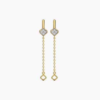 Light Multiwear Diamond Drop Earrings