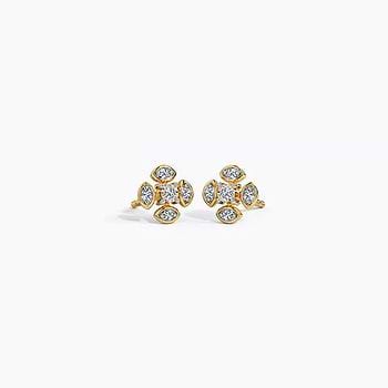 Jovial Diamond Stud Earrings