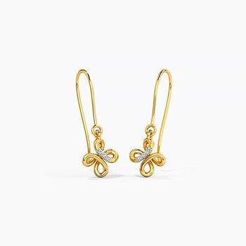 Diamond Tropical Drop Earrings