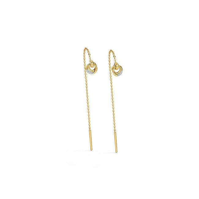Shop Flaunt Diamond Sui Dhaga Earrings Online CaratLane US