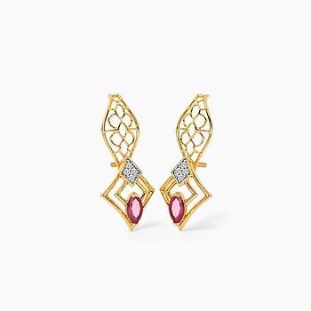 Ava Gemstone Suspender Earrings