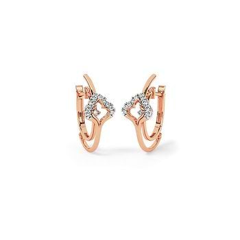 Flora Diamond Dancing Hoops