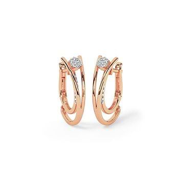 Zala Diamond Dancing Hoops