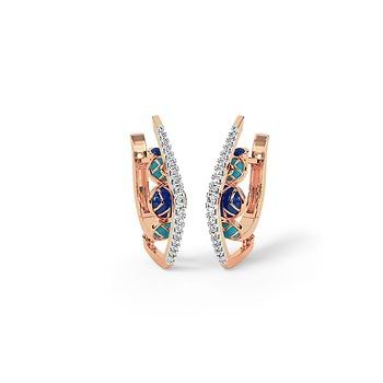 Liana Diamond Dancing Hoops
