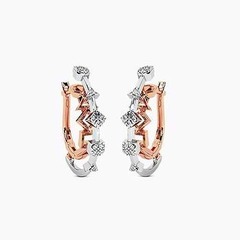 Juno Diamond Dancing Hoops 