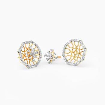 Okto Pop Diamond Stud Earrings