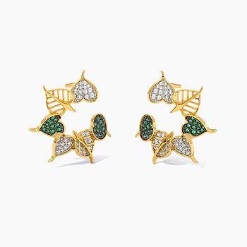Array Gemstone Stud Earrings