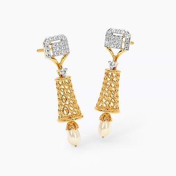Chime Gemstone Jhumkas
