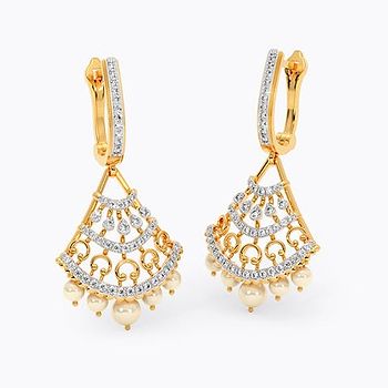 Mridula Gemstone Hoop Earrings