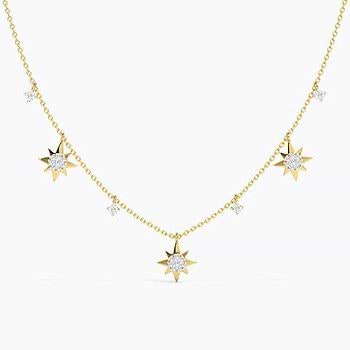 Twinkling Stars Fine Diamond Necklace