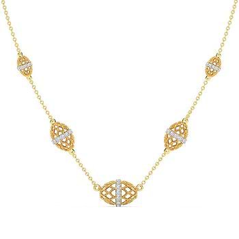 Arya Lattice Diamond Necklace