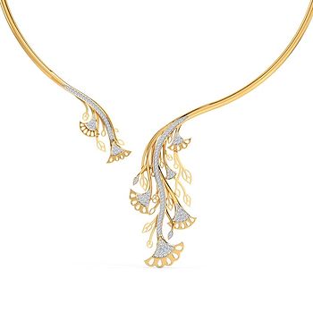 Utsav Lyers cluster Hasli Necklace