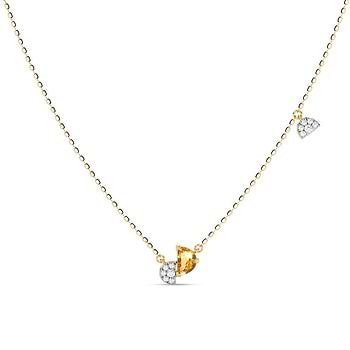Gilded Gleam Gemstone Necklace