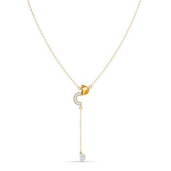 Sunspire Glow Gemstone Lariat Necklace