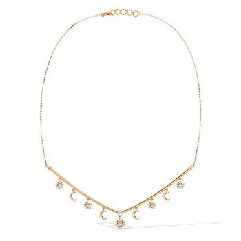 Galaxy Glow Station Diamond Necklace