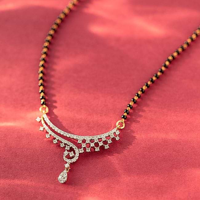American diamond mangalsutra online shopping sale