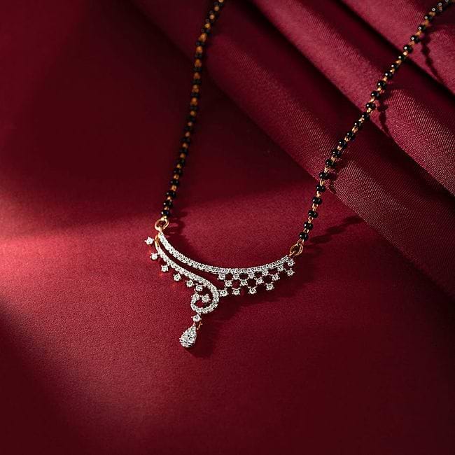 Best diamond mangalsutra designs sales
