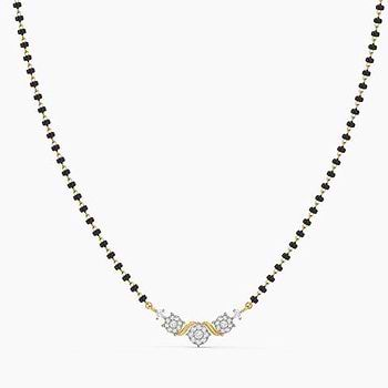 Advika Miracle Plate Diamond Mangalsutra