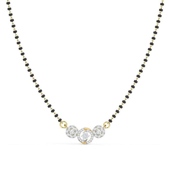 Shop Chhaya Diamond Mangalsutra Online CaratLane US