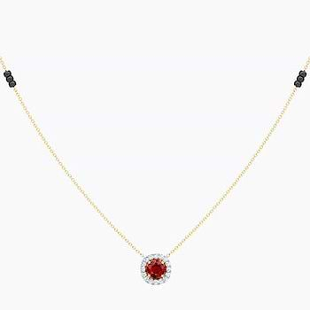 Anisha Gemstone Mangalsutra