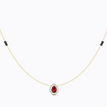 Anika Gemstone Mangalsutra