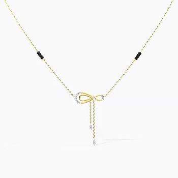 Sonya Infinity Diamond Mangalsutra