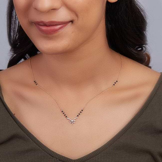 Contemporary mangalsutra deals