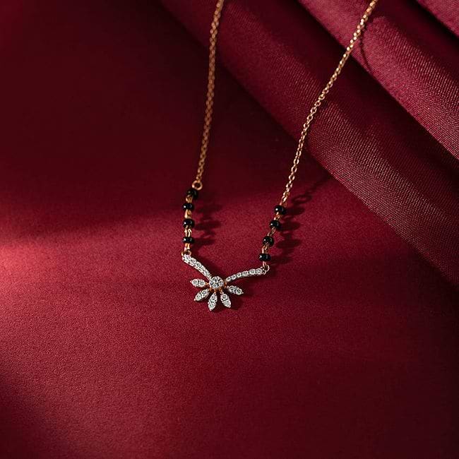 Design of mangalsutra in diamond discount
