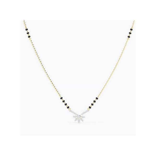 Delicate mangalsutra in gold on sale
