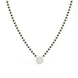 Diamond small mangalsutra design clearance