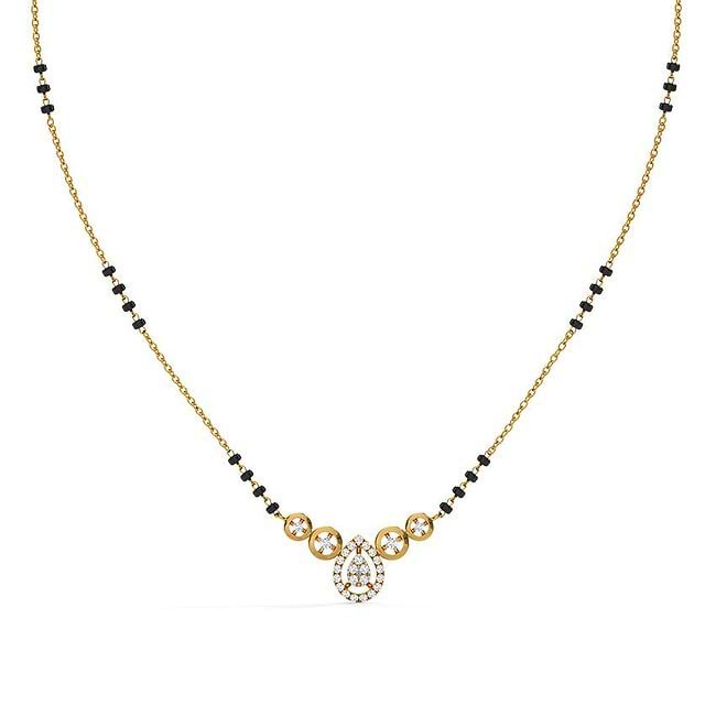 Mangalsutra necklace clearance modern