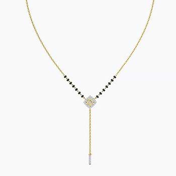 Kovia Lariat Diamond Mangalsutra