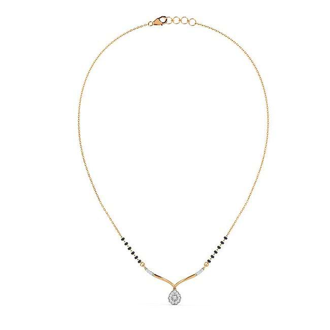 Caratlane diamond mangalsutra on sale