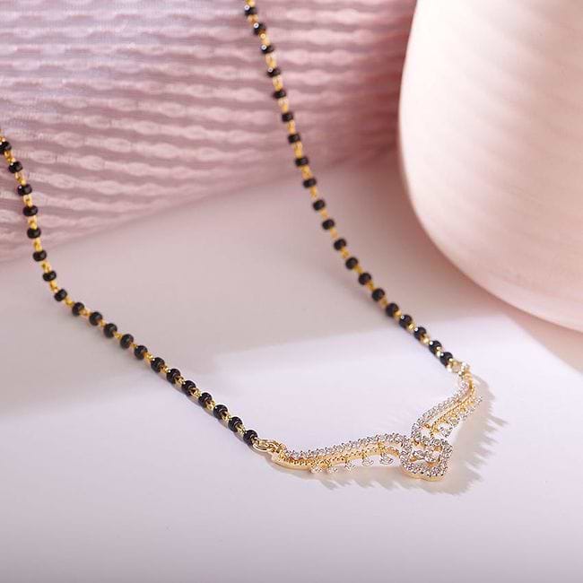 Buy diamond mangalsutra online discount
