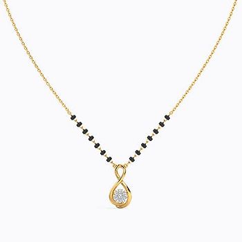 Olga Infinity Diamond Mangalsutra 