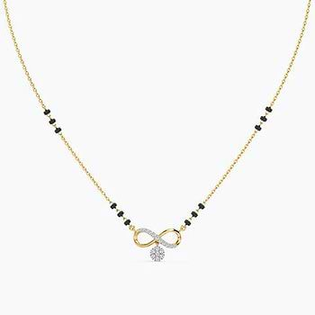 Aaliya Infinity Diamond Mangalsutra 