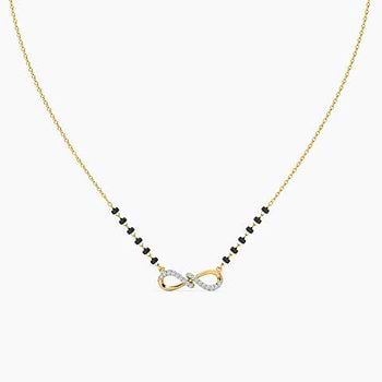 Milda Infinity Diamond Mangalsutra 