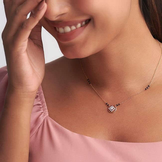 Swarovski diamond mangalsutra deals