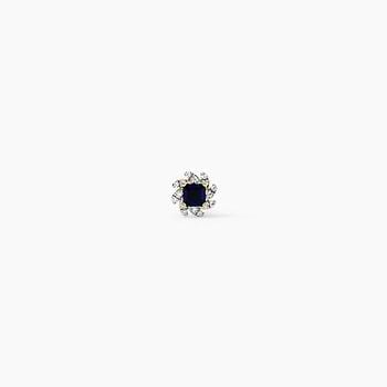 Sparkling Swirl Gemstone Nose Pin
