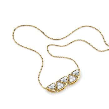 Natalia Twin Bar Diamond Necklace